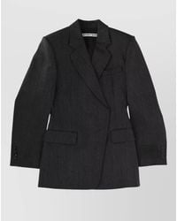 Alexander Wang - Mini Tailored Blazer Dress Single Breasted - Lyst