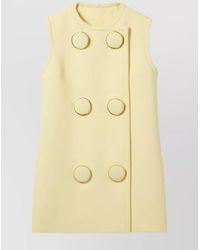 Gucci - Buttoned Maxi Vest - Lyst