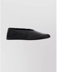 The Row - Stella Round Toe Flat Ballerina Shoes - Lyst