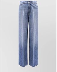 Stella McCartney - Denim High-Rise Wide-Leg Jeans - Lyst