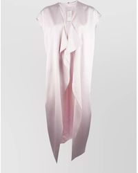 Genny - Lightweight Waterfall Sleeveless Jacket And Gilet - Lyst