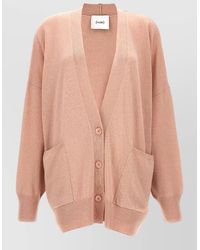 Nude - Wool Oversized V-Neck Cardigan - Lyst