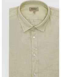 Woolrich - Linen Long-Sleeve Shirt - Lyst