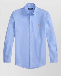 Polo Ralph Lauren - Sport Shirt Long Sleeves Button Down Collar - Lyst