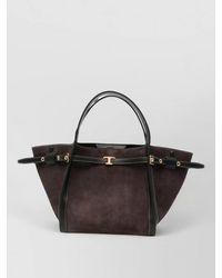 Tod's - T Timeless Small Leather Bucket Bag - Lyst