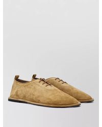 Ami Paris - Suede Lace-Up Derby Shoes - Lyst