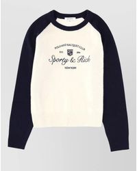 Sporty & Rich - Cashmere Wool Sweatshirt - Lyst