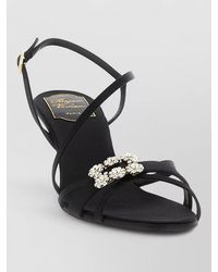 Roger Vivier - Silk Sandals - Lyst