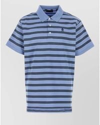 Prada - Piquet Polo Shirt Striped Short Sleeves - Lyst