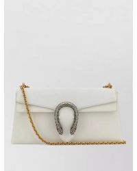 Gucci - Dionysus Leather Clutch Bag - Lyst