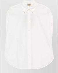 Woolrich - Cotton Oversized Sleeveless Poplin Shirt - Lyst