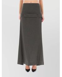Jean Paul Gaultier - Virgin Wool High-Rise Skirt - Lyst