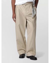 DARKPARK - Cotton Wide-Leg Trousers - Lyst