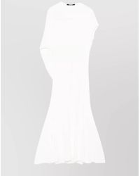 Jacquemus - Salerno Midi Dress With Asymmetric Back Opening - Lyst