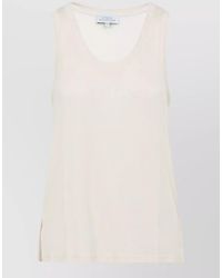 Studio Nicholson - Ribbed Scoop Neck Vest - Lyst