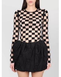 Max Mara - Stretch Jersey Crew-Neck Long-Sleeve Blouse - Lyst