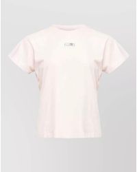 MM6 by Maison Margiela - Cotton Logo Appliqué Short-Sleeve Crew-Neck T-Shirt - Lyst