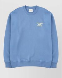 Drole de Monsieur - Slogan Logo Sweatshirt Crew Neck - Lyst