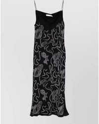 IRO - Studded Sleeveless Cowl Neck Midi Dress - Lyst