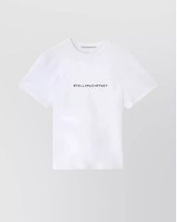 Stella McCartney - Cotton Logo Oversized T-Shirt - Lyst