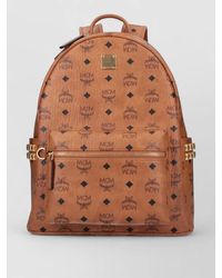 MCM - Backpack Studded Front Zip Pocket Adjustable Straps - Lyst