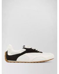 Bottega Veneta - Orbit Suede Fabric Low Top Sneakers - Lyst