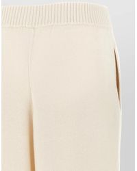 Brunello Cucinelli - Cashmere High-Rise Wide-Leg Trousers - Lyst