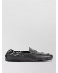 Celine - Leather Triomphe Slip-On Loafers - Lyst