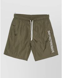 Emporio Armani - Swim Shorts Side Pockets Tailored Design - Lyst