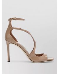 Jimmy Choo - Azia Sandals Open Toe Stiletto Patent - Lyst