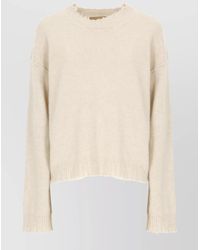 Uma Wang - Cashmere Sweater With Crew Neck Design - Lyst