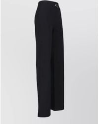 DIESEL - Wide Leg Pants Side And Back Pockets - Lyst