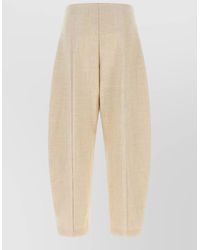 Nude - Wool-Blend High-Rise Cropped Balloon Trousers - Lyst