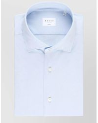 Xacus - Tailored Shirt Button Down Collar Long Sleeves - Lyst