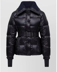Moncler - Nylon Belted Puffer Jacket - Lyst