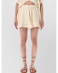 120% Lino - Bermuda Skirt Lightweight Flowy Design - Lyst
