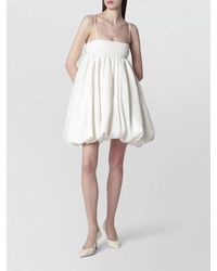 ROTATE BIRGER CHRISTENSEN - Bubble Hem Mini Dress Spaghetti Straps - Lyst