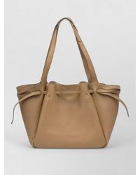 Tory Burch - Romy Tote Bag Leather Side Ties Handles - Lyst