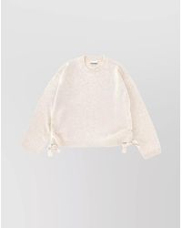 Ganni - Oversized Logo-Print Jumper - Lyst