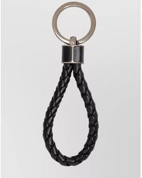 Bottega Veneta - Leather Keyring - Lyst