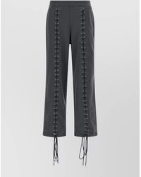 ROTATE BIRGER CHRISTENSEN - Cotton Cropped Trousers - Lyst
