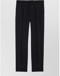 Balenciaga - Tailored Straight Pants Belt Loops Front Crease - Lyst