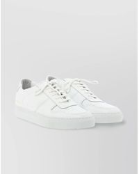Common Projects - Low-Top Sneakers With Perforated Detailing And Rubber Sole - Lyst