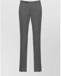 Incotex - Virgin Wool Straight Leg Tailored Trousers - Lyst