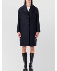 A.P.C. - Wool Knee-Length Coat - Lyst