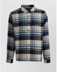 Patagonia - Flannel Shirt With Button-Down Collar And Pockets - Lyst