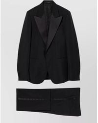 Gucci - Suit Jacket Notched Lapel Satin Detail - Lyst