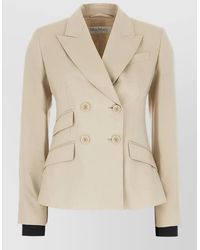 Max Mara - Double Breasted Jacket And Waistcoat Tailoring - Lyst