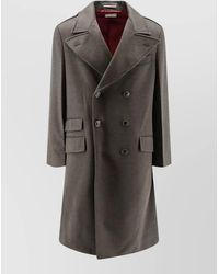 Brunello Cucinelli - Virgin Wool Double-Breasted Suit Jacket - Lyst