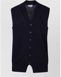 Ballantyne - Wool Slim-Fit V-Neck Vest - Lyst